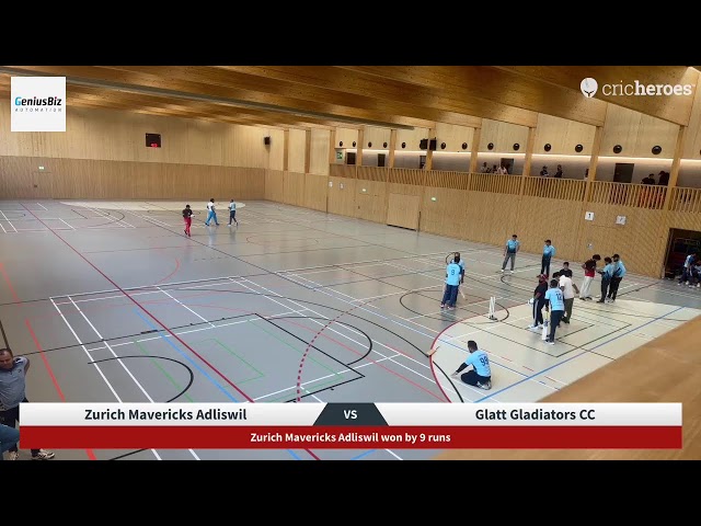 Glatt Gladiators CC vs Zurich Mavericks Adliswil | A1 Indoors 2025(League Matches) | Live - Basel Ha