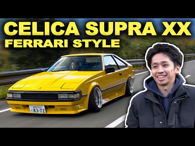 Award-Winning Toyota Celica Supra: Ferrari Inspired Retro JDM | 4K