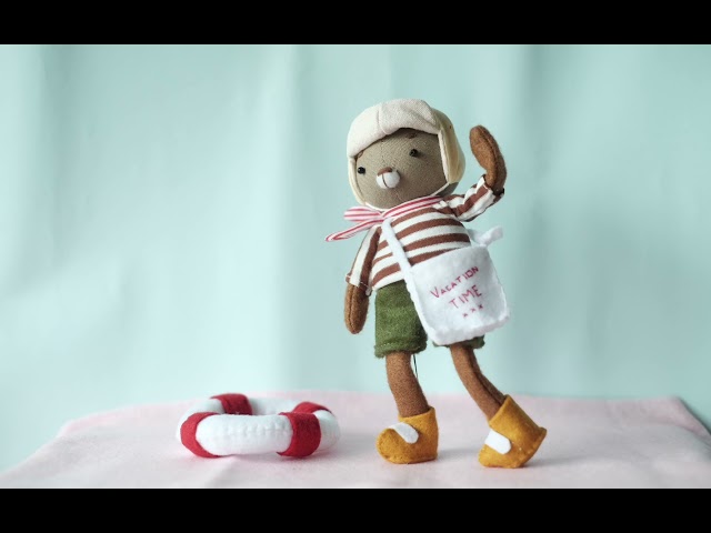 Stop motion doll (Handmade bear doll)