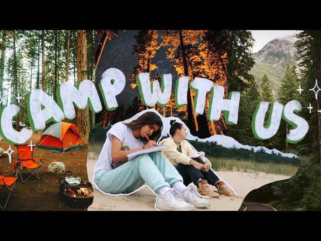 VLOG: A VERY SPONTANEOUS CAMPING TRIP WITH MY BEST FRIEND ⛺️🌲🪵| Francesca Grace