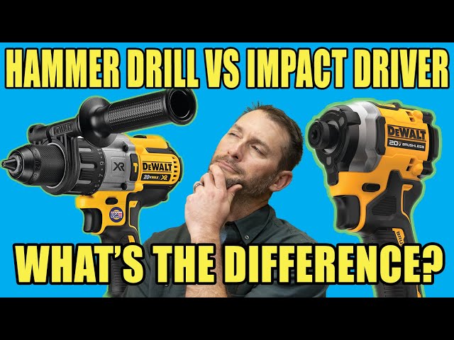 Hammer Drill VS Impact Driver | What's The Difference?