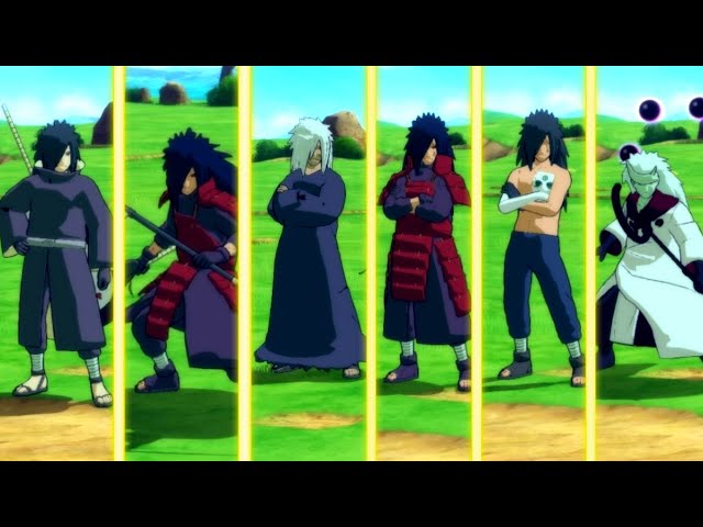 Evolution Madara Uchiha in Naruto X Boruto Ultimate Ninja Storm Connection