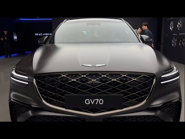 The New Genesis GV70 Sport Facelift | Makalu Gray Matte  #genesisgv80 genesisgv70 #genesisgv70페이스리프트