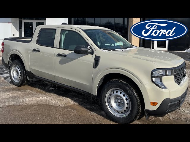 2025 Ford Maverick XL AWD w/ 4K Tow Package in Desert Sand Walk-Around