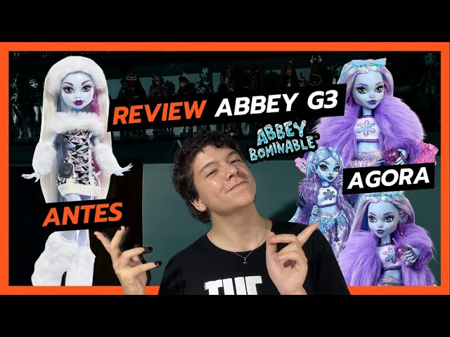 A NOVA ABBEY BOMINABLE de Monster High G3! (Review) #monsterhigh #abby #abbybominable #monsterhighg3