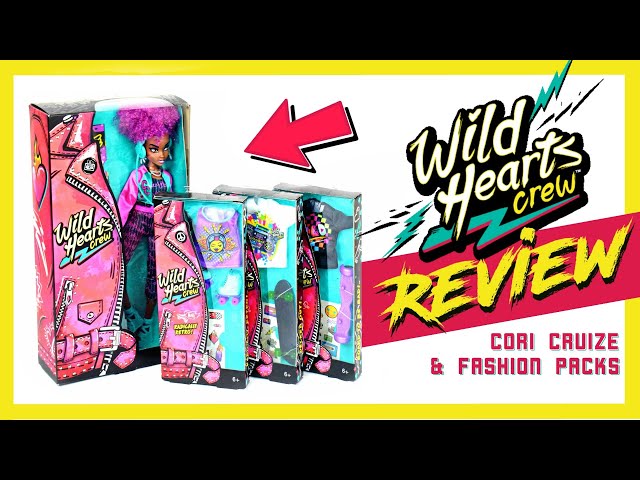 Wild Hearts Crew REVIEW: Cori Cruize + Fashion Packs | Unboxing New Doll by Mattel