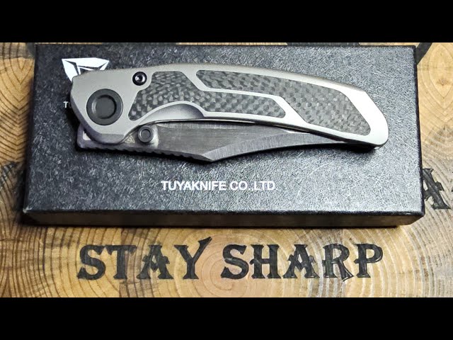 Today tuya knives Alamo wicked blade #banger #edc #knifecollector