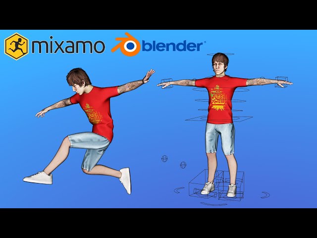 How to Use Mixamo Animations in Blender 4.2