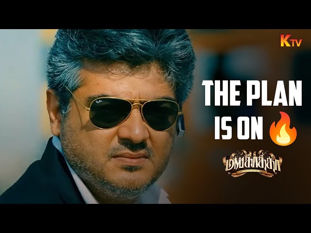 Epic Money Heist Scene🔥| Mankatha Movie Scene | Ajith Kumar | Arjun | Trisha | KTV