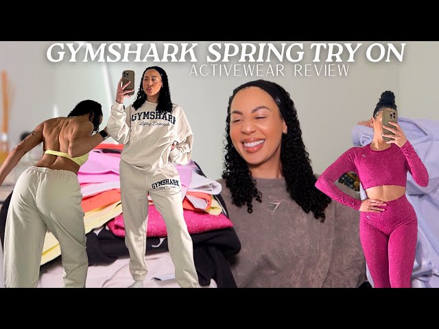 GYMSHARK SPRING 2025 TRY ON REVIEW 🌼 MUST HAVE ACTIVEWEAR SIZE MEDIUM HAUL