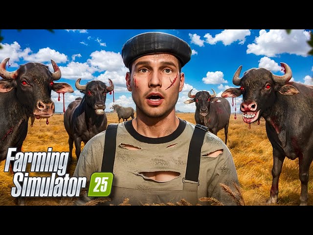 16 Players vs 1000 Buffalos in Farming Simulator 25!