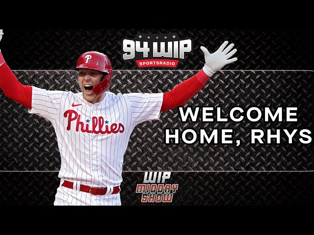 Rhys Hoskins Returns To Citizens Bank Park Tonight | WIP Midday Show