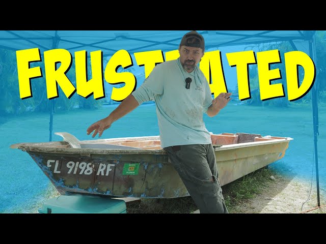 Fiberglass Frustrations - Building My Dream Boat From an OLD JON BOAT