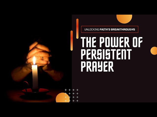 Pray Until the Chains Break: The Key to Finding Light in Your Darkest Hour