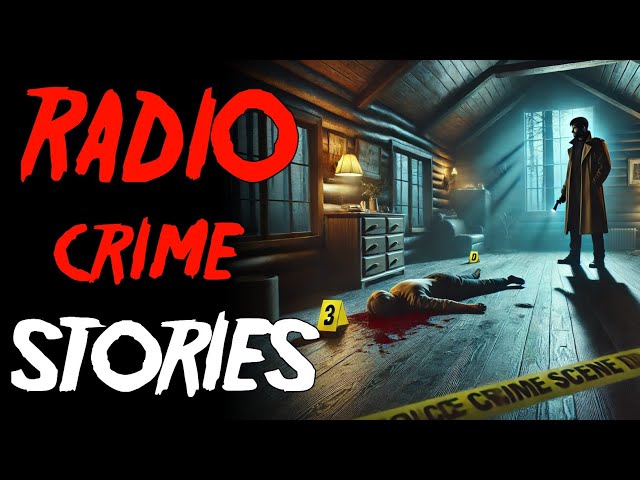 Most Disturbing True Radio Crime Stories For Sleep with Rain Sounds | Black Screen | Vol. 1