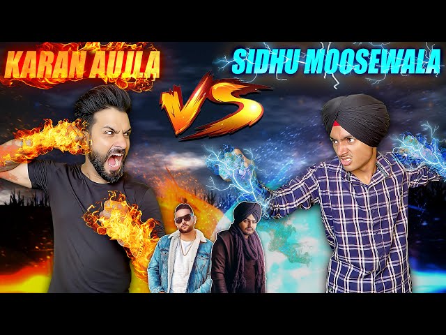 IDGAF | Sidhu Moose Wala vs Karan Aujla | Funny Conversation Roast Video ft. @amanaujla