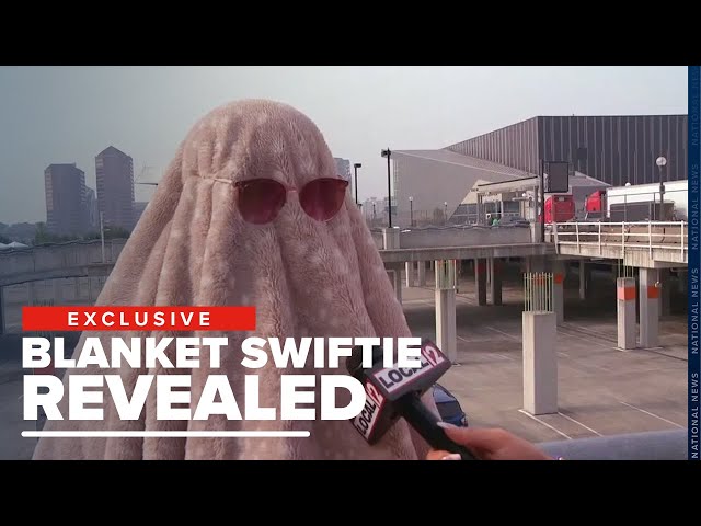 Who is Blanket Swiftie? 1 year later, blanket-clad Taylor Swift superfan reveals identity