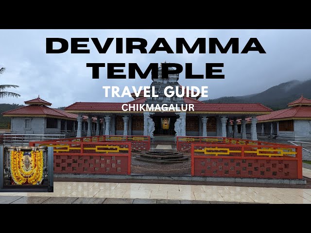 Deviramma (Chamundeshwari) Temple, Bindiga, Chikmagalur | 870 years old | Set in Captivating Nature