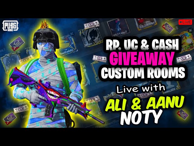 🔴LIVE RP, UC ROOMS 1V1 TDM & WOW Unlimited丨Let's Play Rooms with NOTYs 😍🤣丨#pubgmobile #pubg #wowroom