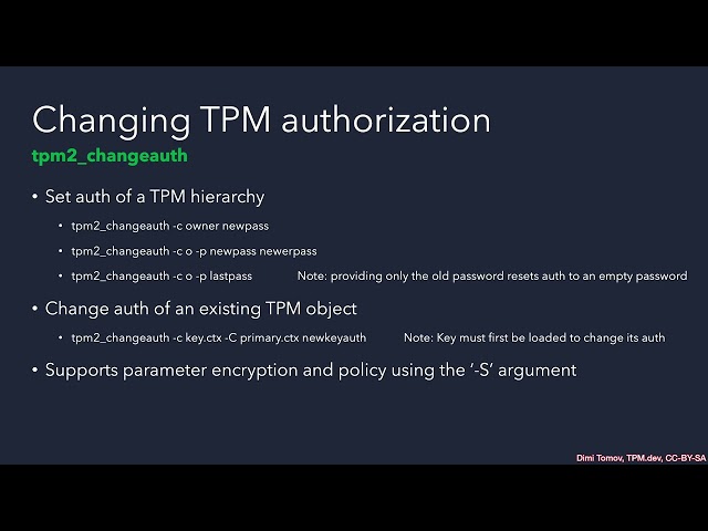 Introduction to Trusted Platform Modules (TPMs) TC1101 Lecture I