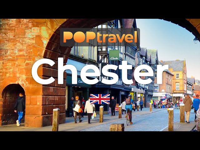 Walking in CHESTER / England (UK) 🇬🇧- 4K 60fps (UHD)