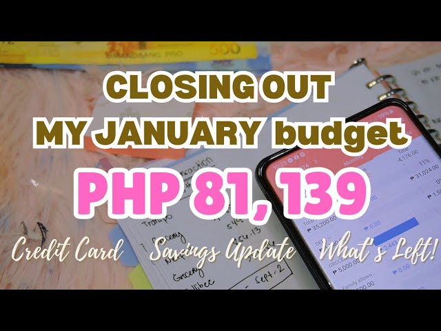 💰 Closing My January Budget 2025 | Credit Card Management, Savings Update & What’s Left! 🤑