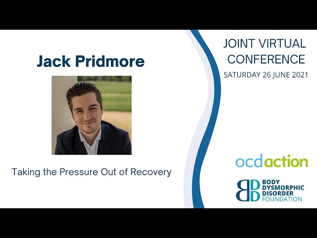 Jack Pridmore - Taking the Pressure out of Recovery, Joint Virtual Conference 2021