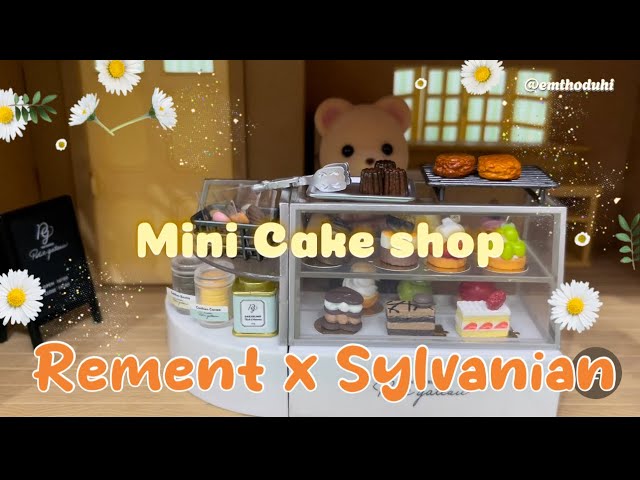 Rement x Sylvanian | Mini cake shop 🍰🎂🍩🍪