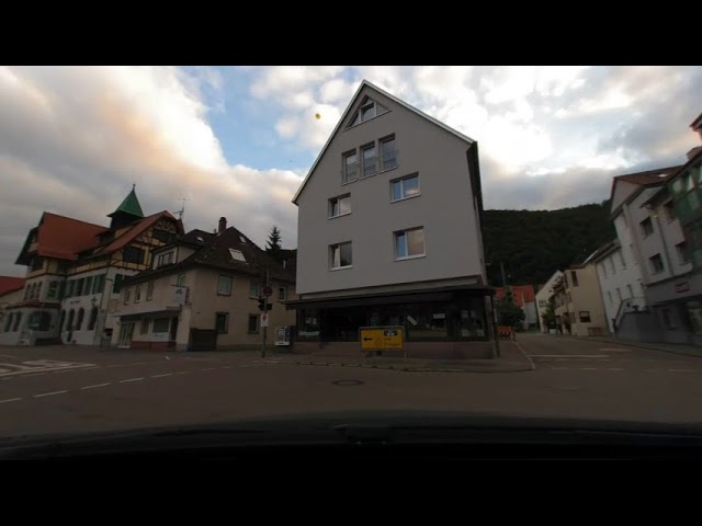 VR180 3D Video: Driving through Blaubeuren in Germany (4K)