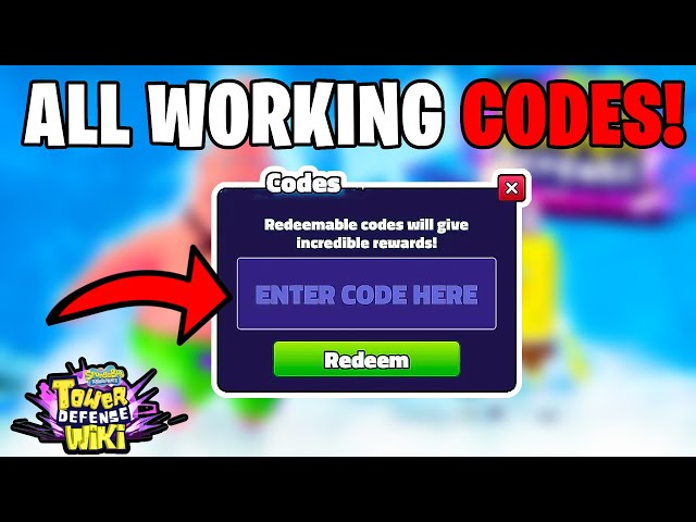 SPONGEBOB TOWER DEFENSE ALL NEW & WORKING CODES FOR FEBRUARY 2025 ROBLOX