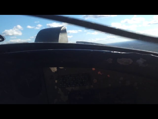 dehavilland otter flying..cockpit video HD