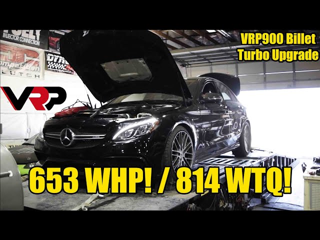 C63s AMG VRP900 Billet Turbo Upgrade M177 + Intake Dyno