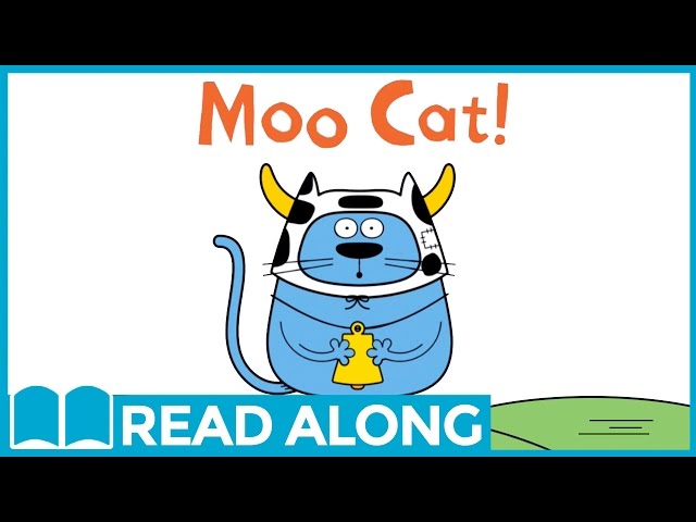 Read Along Story Book for Kids Ages 2-4 | Moo Cat!