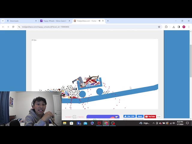 Playing Happy wheels to bring back the nostalgia!