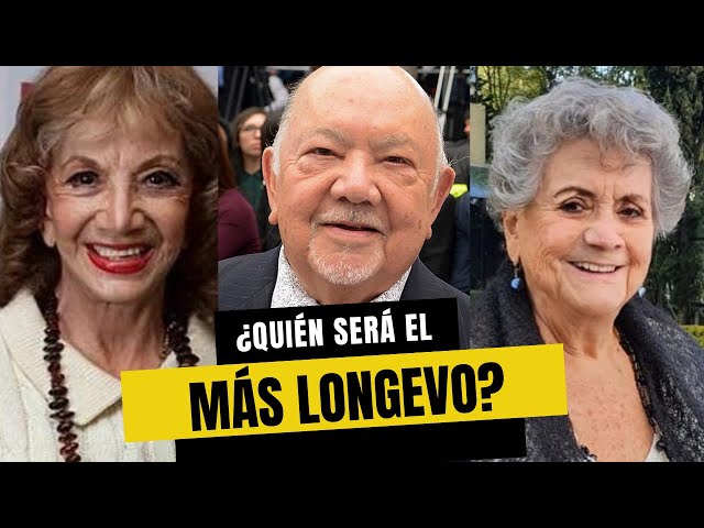 5 actores mexicanos más longevos post Chabelo y López Tarso.