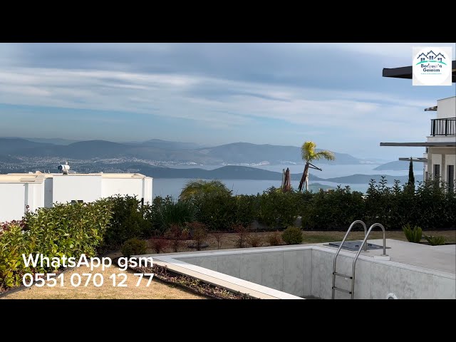 New Fully Detached Pool with Indoor Parking Partial View Villa Close to the Sea, Yahşi 6, Midtown14m