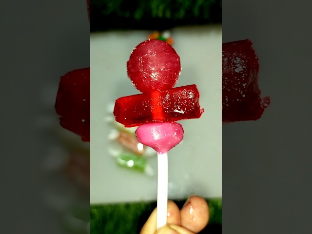 Center Fruit juicy 😍 jelly & lolipop popsicle 🤯#youtubeshorts #shorts