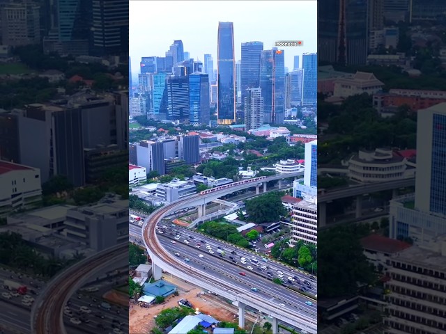 Jakarta indonesia city skyline