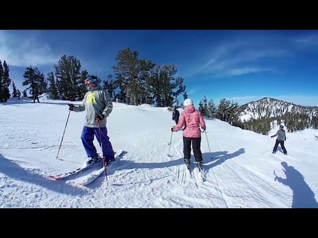 [360 Video]Ski at Heavenly on 2/4/2018