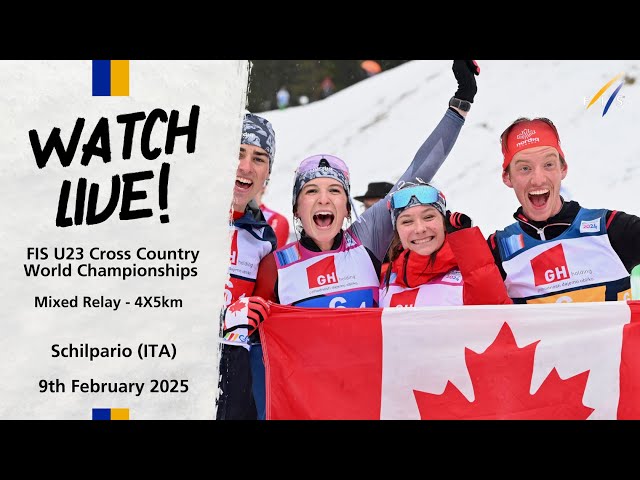 LIVE: FIS Nordic JWC 2025 Schilpario (ITA) - U23 Mixed Relay 4x5km