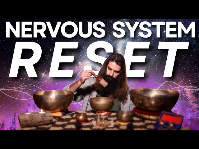 15 Minutes Nervous System Reset Sound Bath Meditation | Find Your Center & Peace