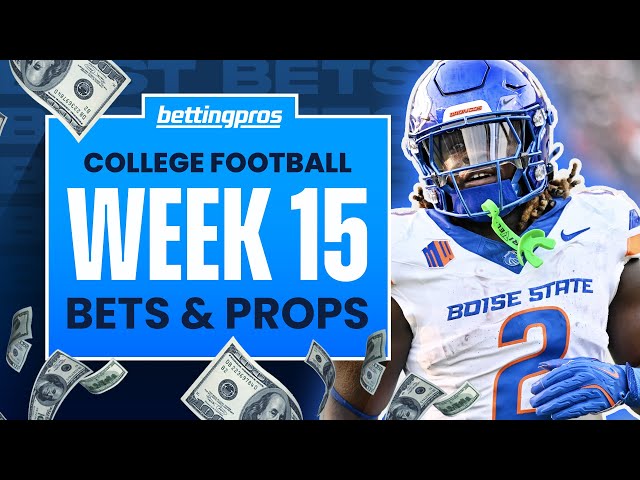 College Football Week 15 Best Bets | Picks & Predictions (2024)