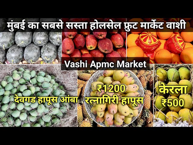 Mumbai Vashi Fruit Market | Apmc Fruit Market Vashi | Apmc Market | Wholesale Fruit Market In Mumbai