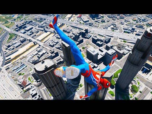 GTA 5 Epic Ragdolls/Spiderman Compilation With GTA Progressive (GTA 5, Euphoria Physics) #10