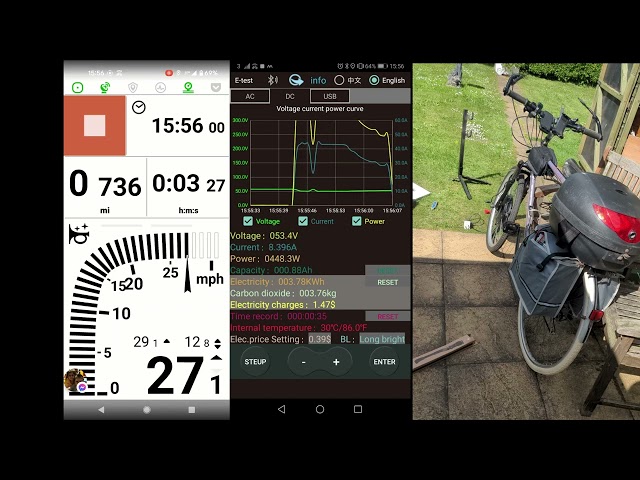 bike speed test 0-30 (In head winds 26 sec)