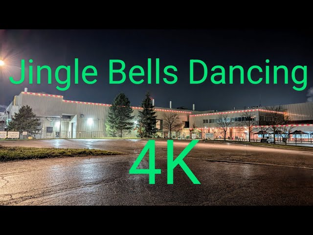 Christmas Lights Dance to Upbeat Jingle Bells Remix