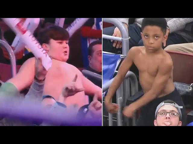 Boys' epic dance battle at Sixers game goes viral