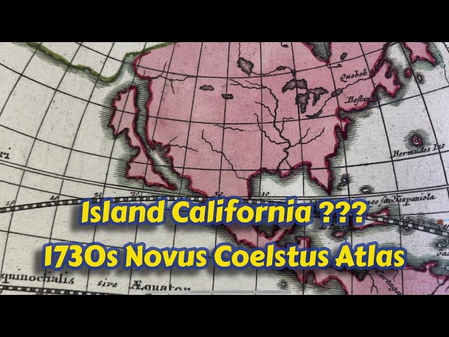 Island California??? 1730 Tartarian Atlas in person