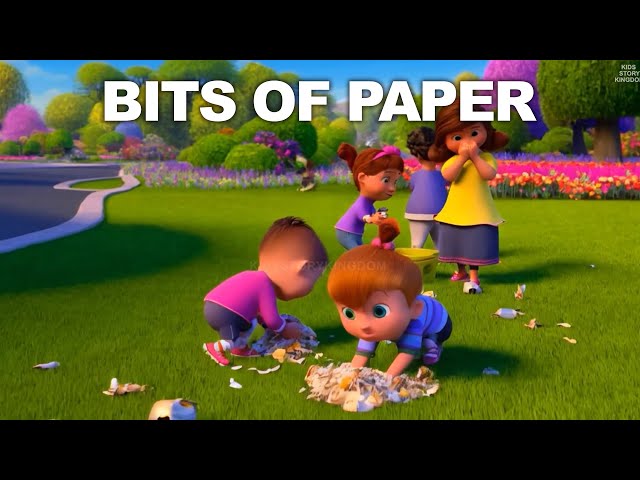 Bits of Paper Rhyme for Kids | Fun and Educational Cleanup Song#kidssong #kidsvideo#cartoon#trending