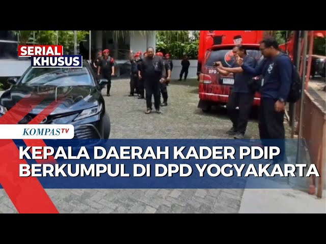 Sejumlah Kepala Daerah Kader PDIP Berkumpul di DPD Yogyakarta, Usai Instruksi Megawati Tunda Retret